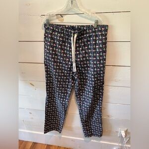 Vineyard Vines Men's Print pajama Christmas sleep Pants, size large preppy, GUC
